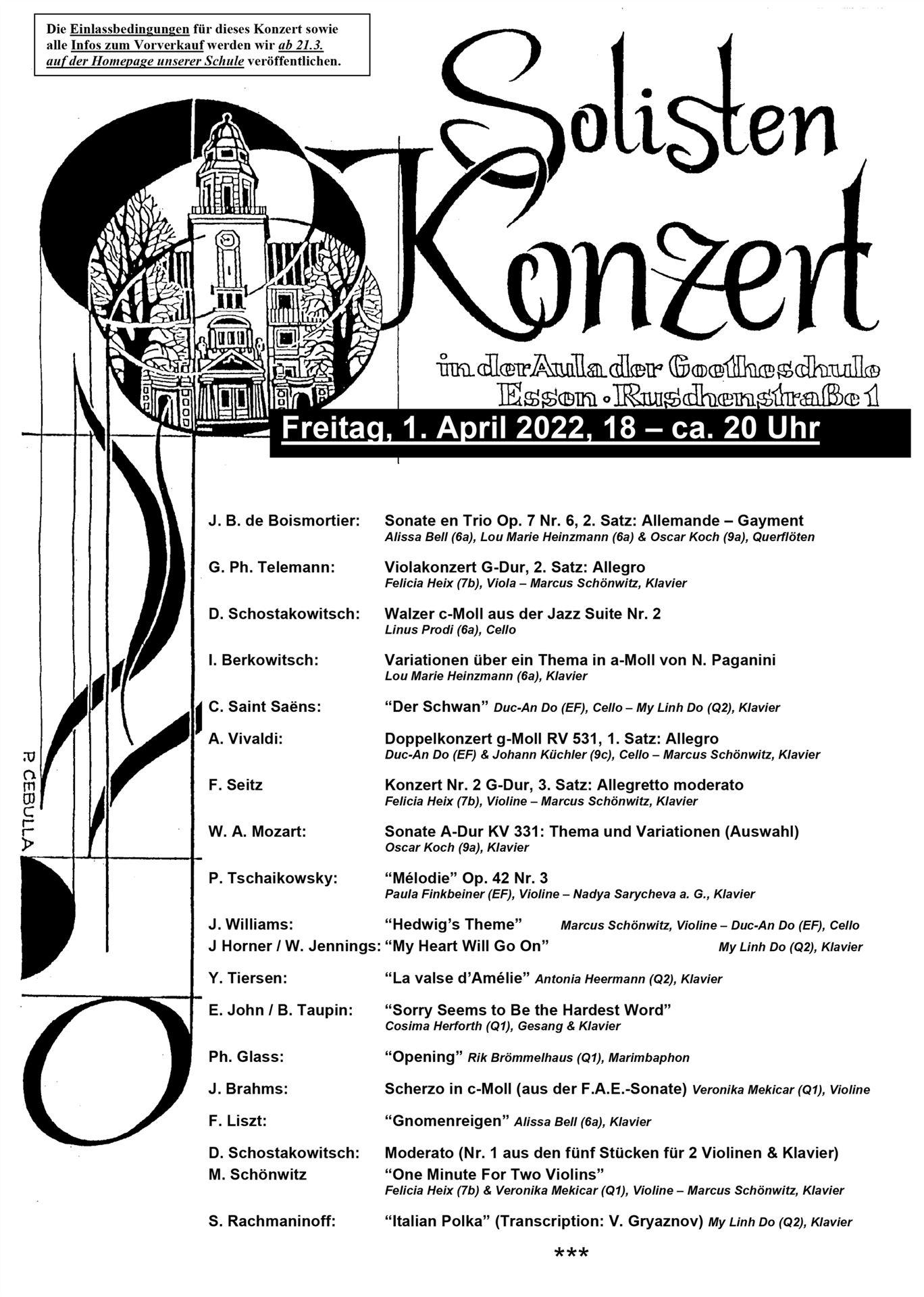 Solistenkonzert April 2022
